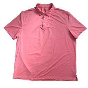 Men’s Jos. A. Bank Polo shirt. Short sleeve. Burnt coral color. Size XL.